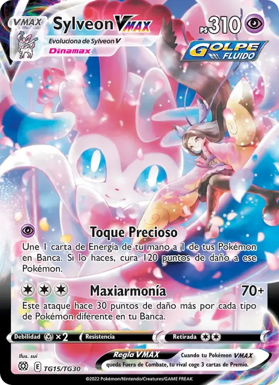 Sylveon VMAX TG15 – Astros Brillantes Galería de Entrenador