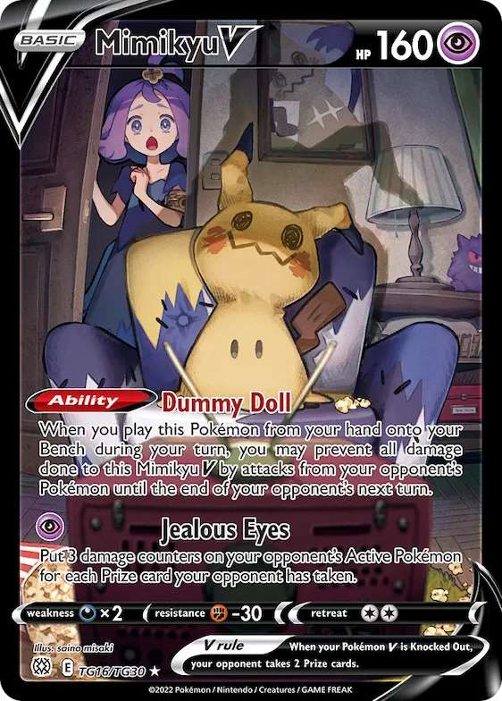 Mimikyu V #TG16 – Brilliant Stars Trainer Gallery