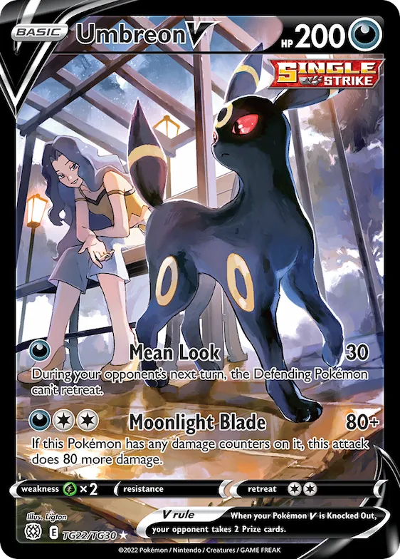Umbreon V #TG22 – Brilliant Stars Trainer Gallery