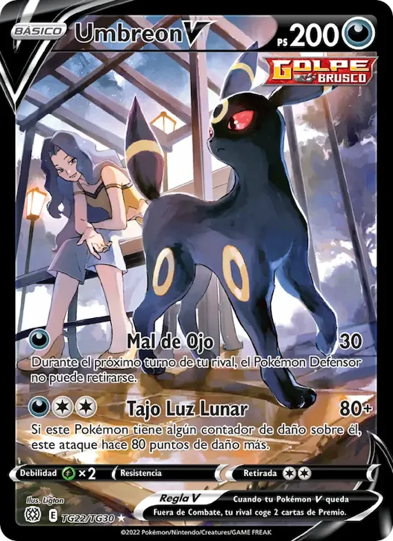 Umbreon V TG22 – Astros Brillantes Galería de Entrenador