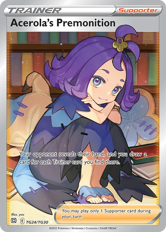 Acerola's Premonition #TG24 – Brilliant Stars Trainer Gallery