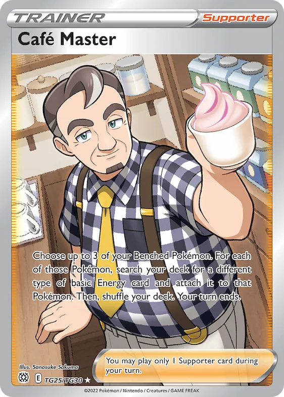 Café Master #TG25 – Brilliant Stars Trainer Gallery