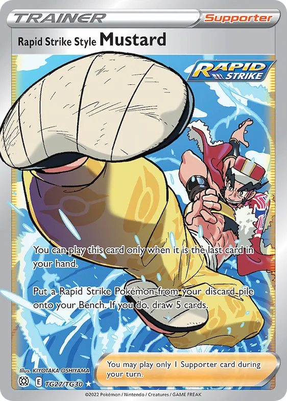 Rapid Strike Style Mustard #TG27 – Brilliant Stars Trainer Gallery