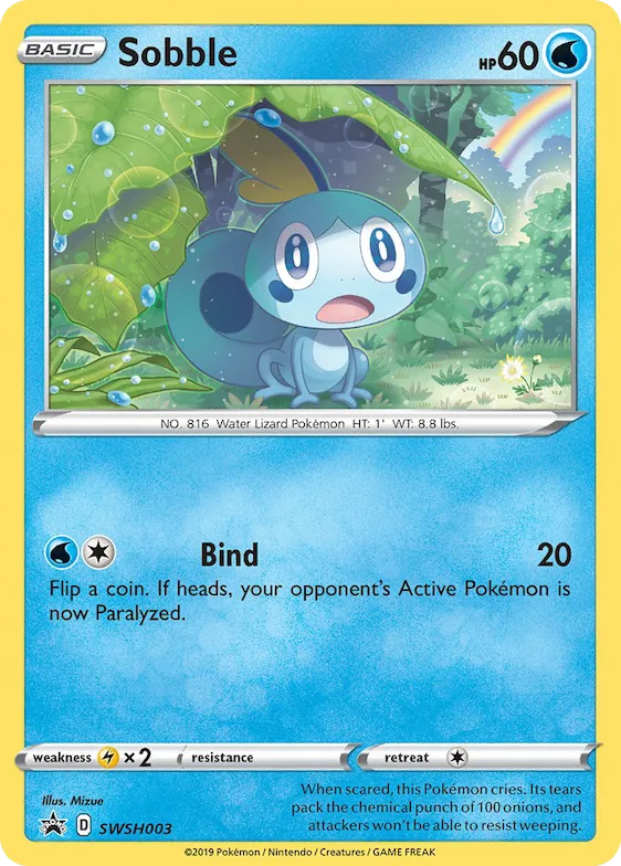 Sobble #SWSH003 – Sword & Shield Promo Cards
