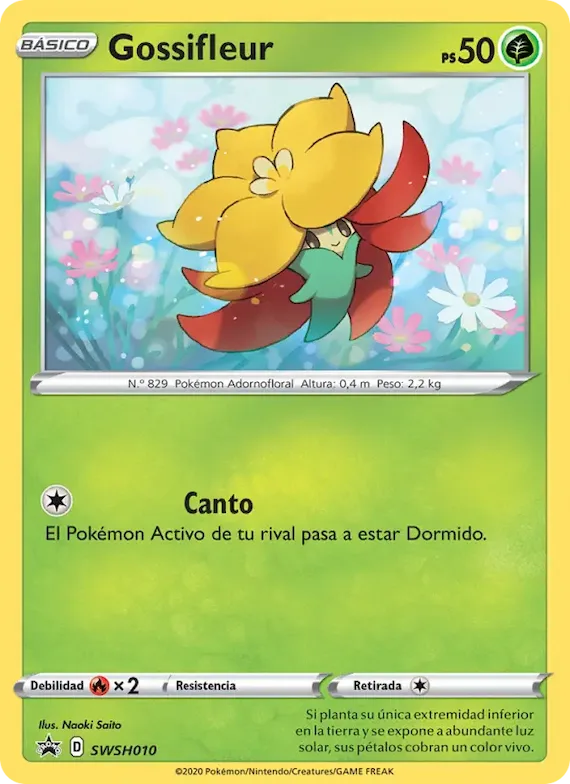 Gossifleur SWSH010 – Cartas de promoción ESES