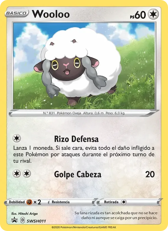 Wooloo SWSH011 – Cartas de promoción ESES