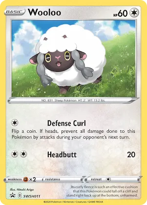 Wooloo #SWSH011 – Sword & Shield Promo Cards