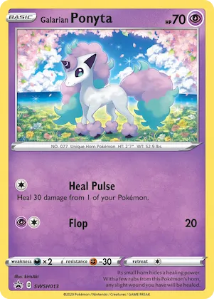 Galarian Ponyta #SWSH013 – Sword & Shield Promo Cards