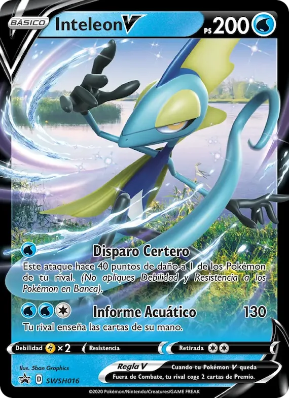 Inteleon V SWSH016 – Cartas de promoción ESES