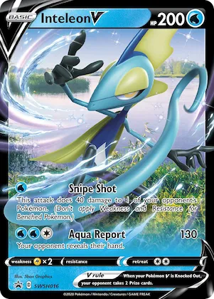 Inteleon V #SWSH016 – Sword & Shield Promo Cards