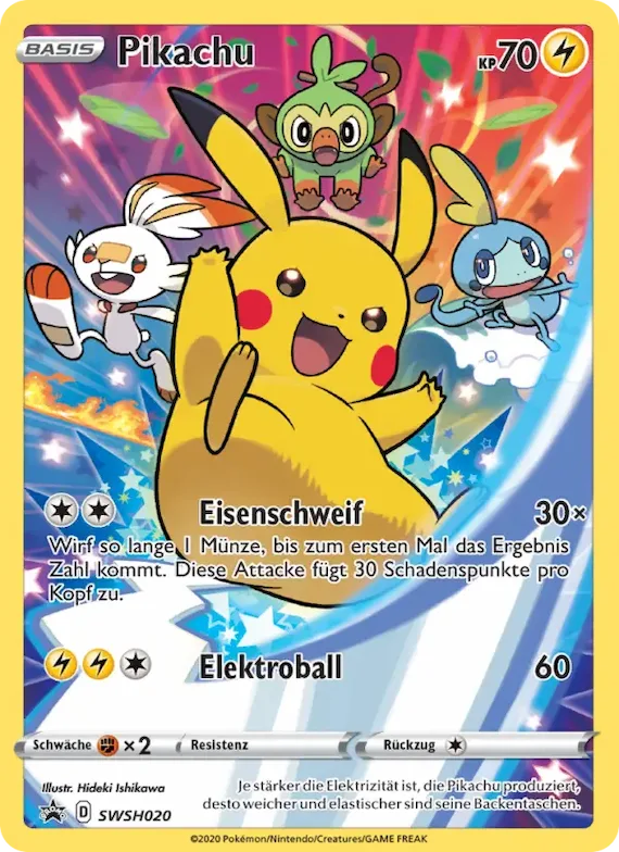 Pikachu SWSH020 – SCSC Promokarten