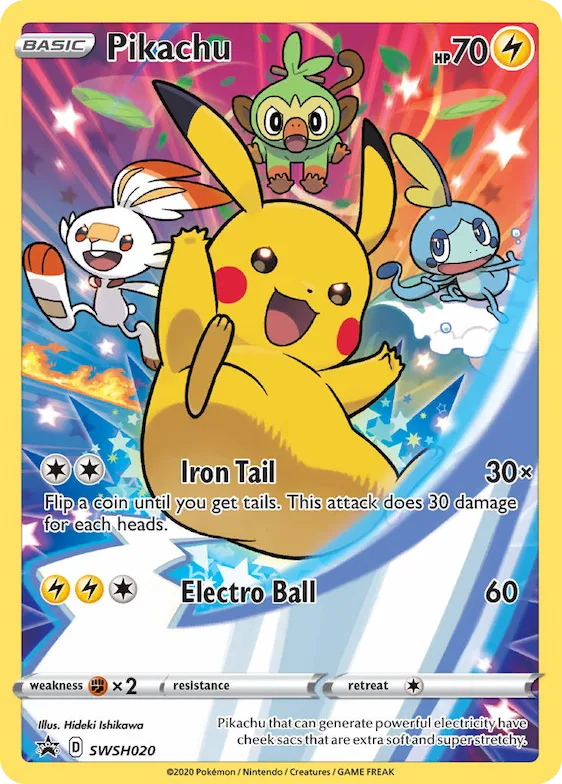 Pikachu #SWSH020 – Sword & Shield Promo Cards