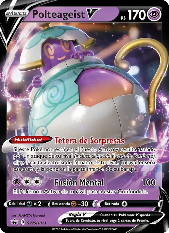 Polteageist V SWSH021 – Cartas de promoción ESES