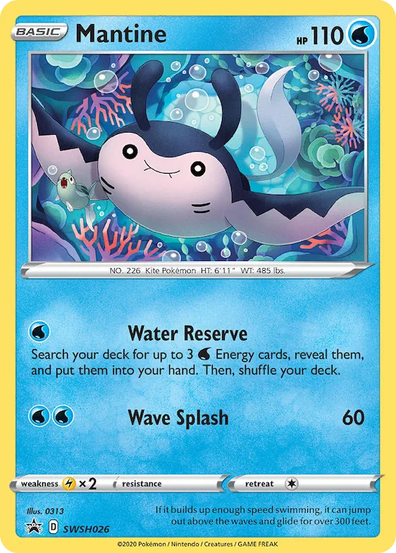 Mantine #SWSH026 – Sword & Shield Promo Cards
