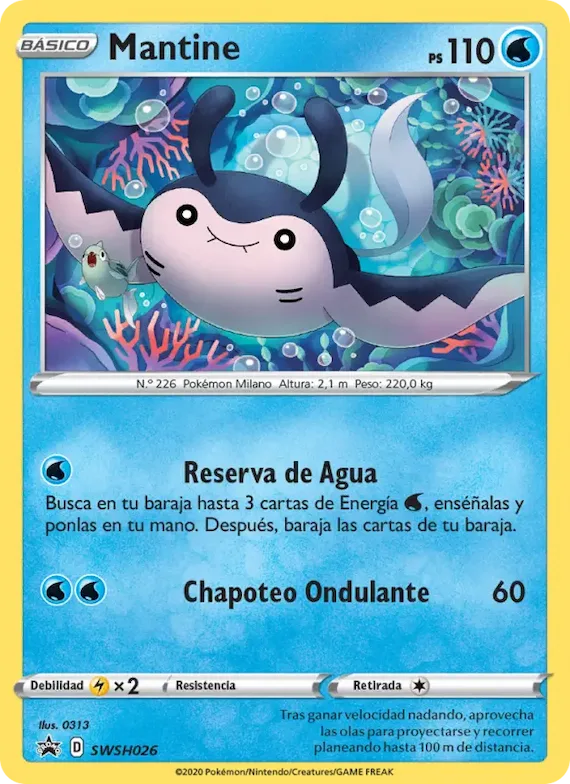 Mantine SWSH026 – Cartas de promoción ESES