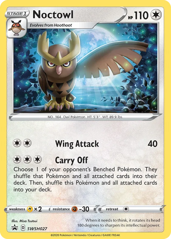Noctowl #SWSH027 – Sword & Shield Promo Cards