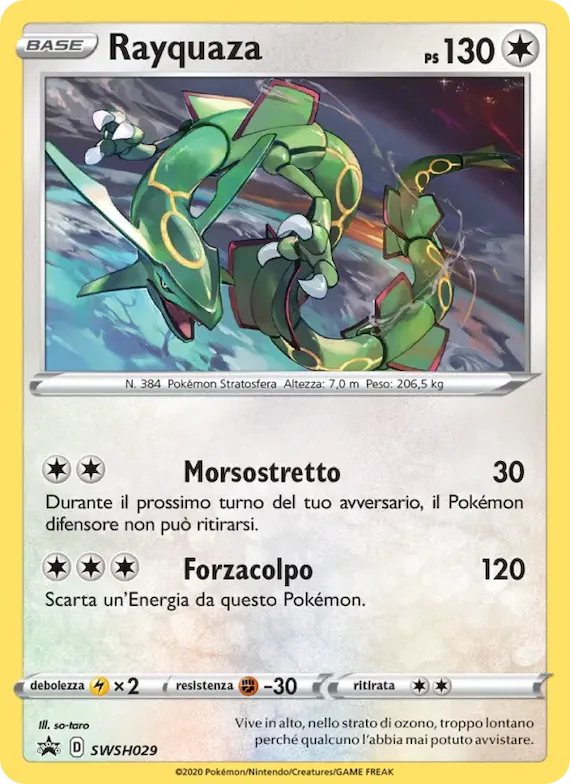 Rayquaza SWSH029 – SPSC Promo