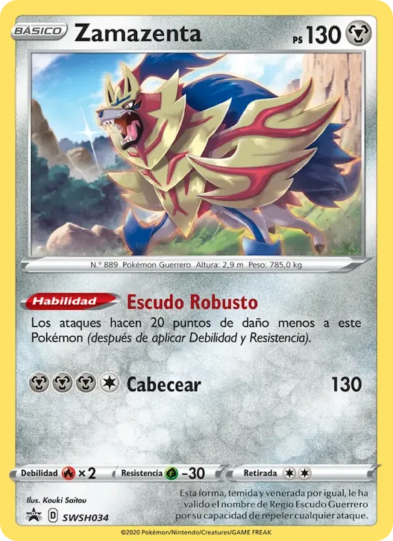 Zamazenta SWSH034 – Cartas de promoción ESES