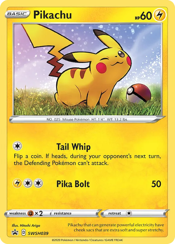 Pikachu #SWSH039 – Sword & Shield Promo Cards