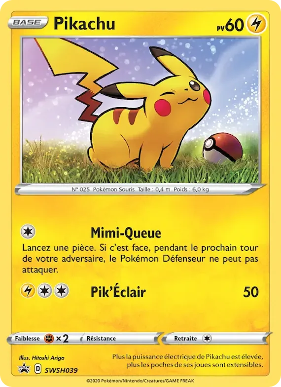 Pikachu SWSH039 – Promo SWSH