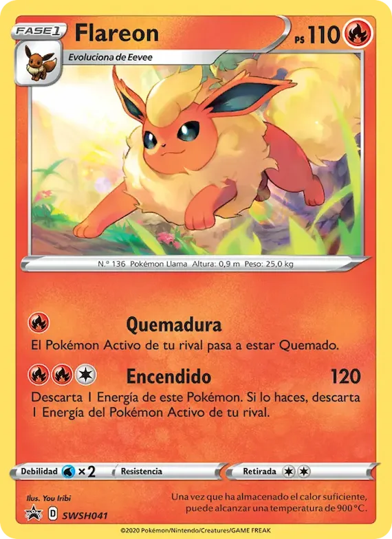 Flareon SWSH041 – Cartas de promoción ESES