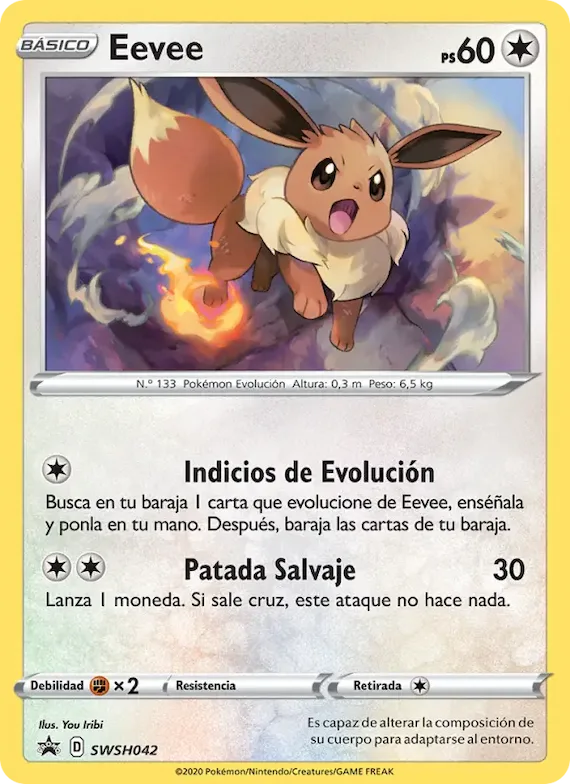 Eevee SWSH042 – Cartas de promoción ESES