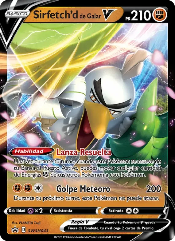 Sirfetch'd de Galar V SWSH043 – Cartas de promoción ESES