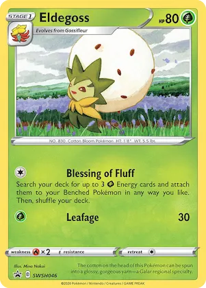 Eldegoss #SWSH046 – Sword & Shield Promo Cards