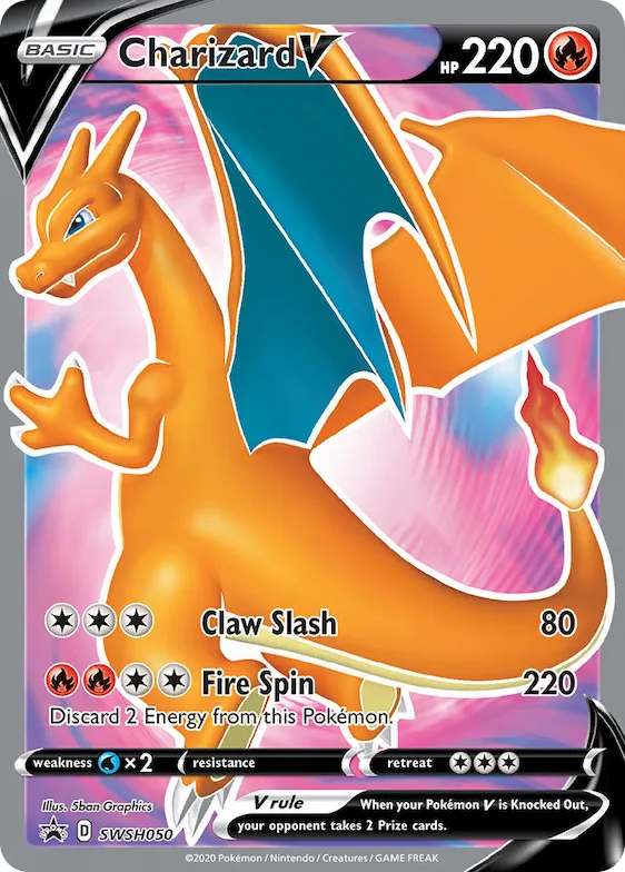 Charizard V #SWSH050 – Sword & Shield Promo Cards