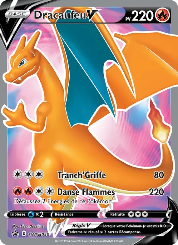 Dracaufeu V SWSH050 – Promo SWSH