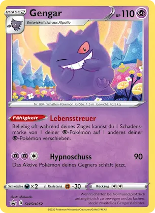Gengar SWSH052 – SCSC Promokarten