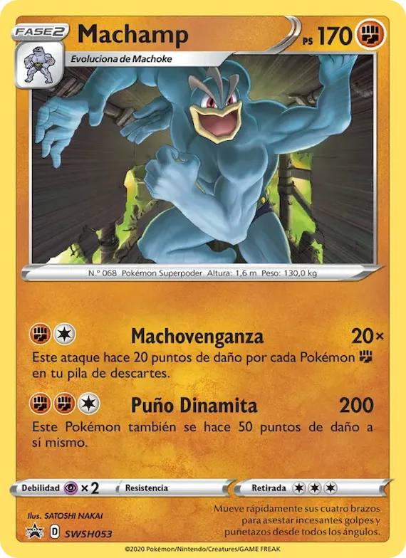 Machamp SWSH053 – Cartas de promoción ESES