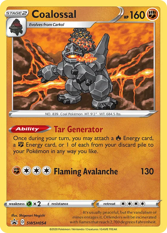 Coalossal #SWSH054 – Sword & Shield Promo Cards