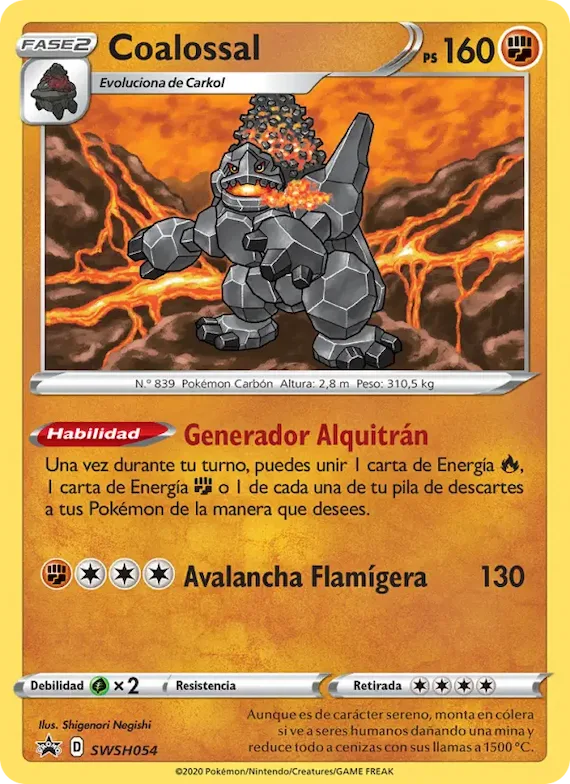 Coalossal SWSH054 – Cartas de promoción ESES