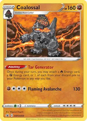 Coalossal #SWSH054 – Sword & Shield Promo Cards