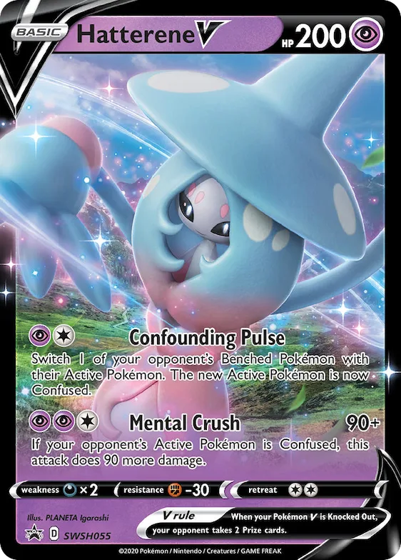 Hatterene V #SWSH055 – Sword & Shield Promo Cards