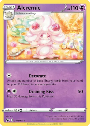 Alcremie #SWSH058 – Sword & Shield Promo Cards