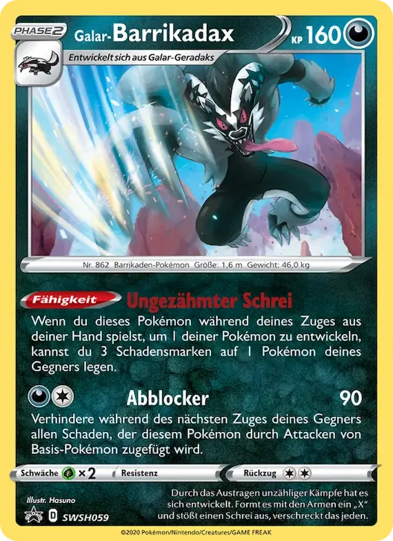 Galar-Barrikadax SWSH059 – SCSC Promokarten
