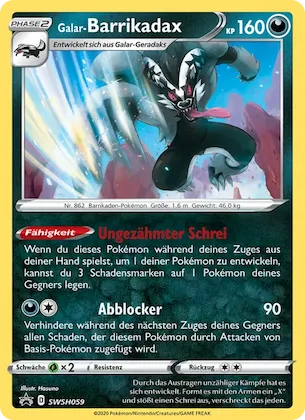 Galar-Barrikadax Nr. SWSH059 – SCSC Promokarten