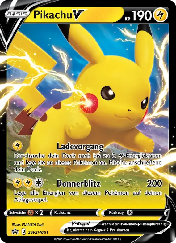Pikachu V SWSH061 – SCSC Promokarten