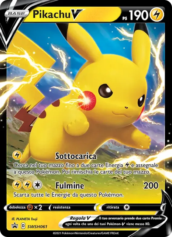 Pikachu V SWSH061 – SPSC Promo