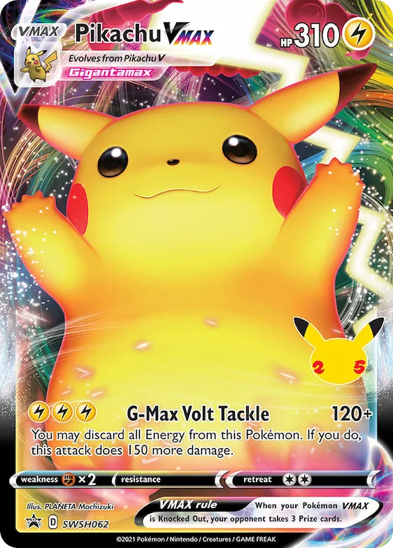 Pikachu VMAX #SWSH062 – Sword & Shield Promo Cards