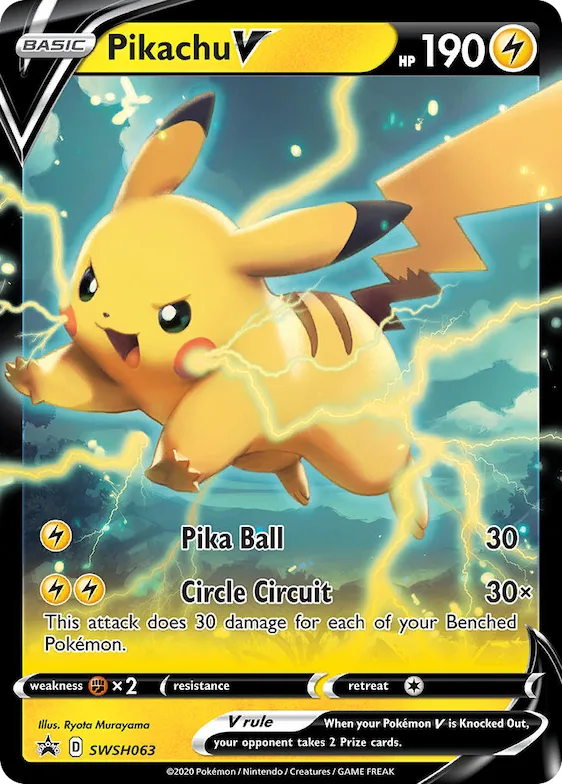Pikachu V #SWSH063 – Sword & Shield Promo Cards