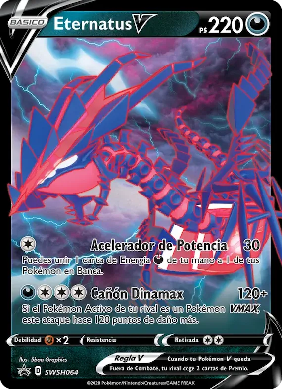 Eternatus V SWSH064 – Cartas de promoción ESES