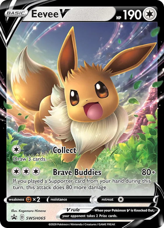 Eevee V #SWSH065 – Sword & Shield Promo Cards