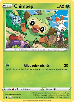 Chimpep Nr. SWSH070 – SCSC Promokarten