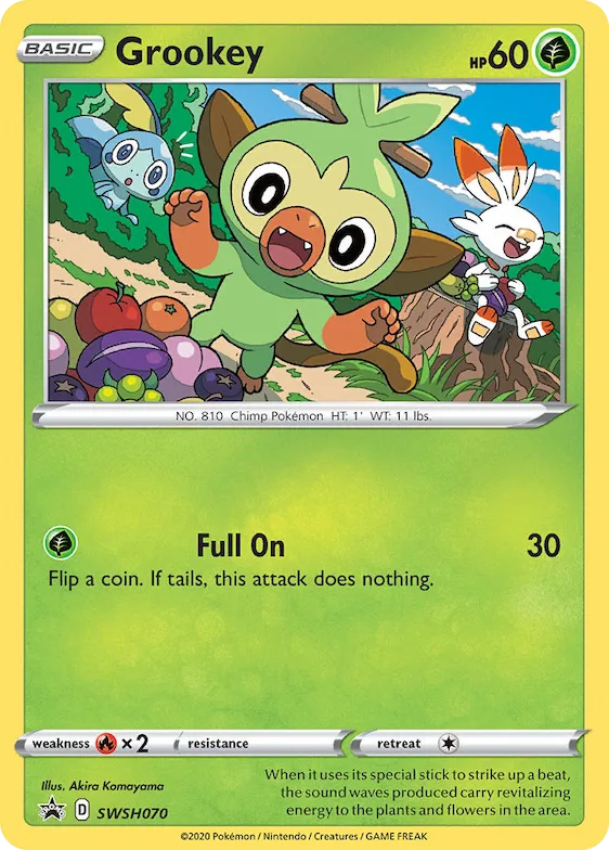 Grookey #SWSH070 – Sword & Shield Promo Cards