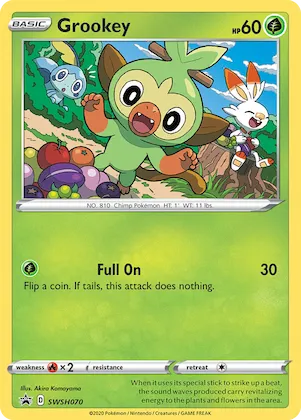 Grookey #SWSH070 – Sword & Shield Promo Cards