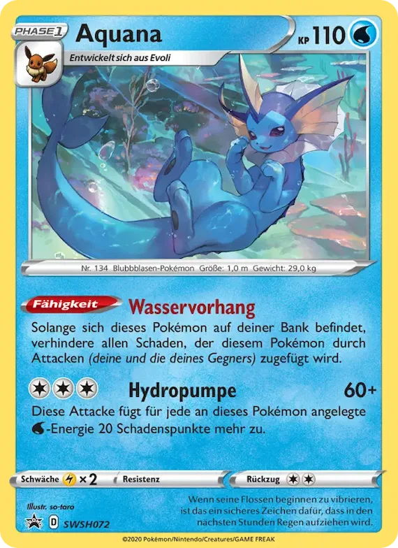 Aquana SWSH072 – SCSC Promokarten