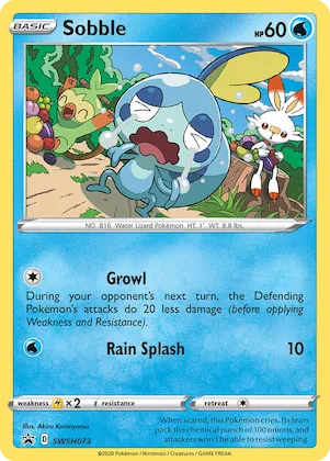 Sobble #SWSH073 – Sword & Shield Promo Cards